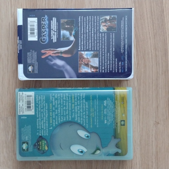 Casper New Adventures & Casper is Believing VHS 1995 MCA Universal - Picture 2 of 6